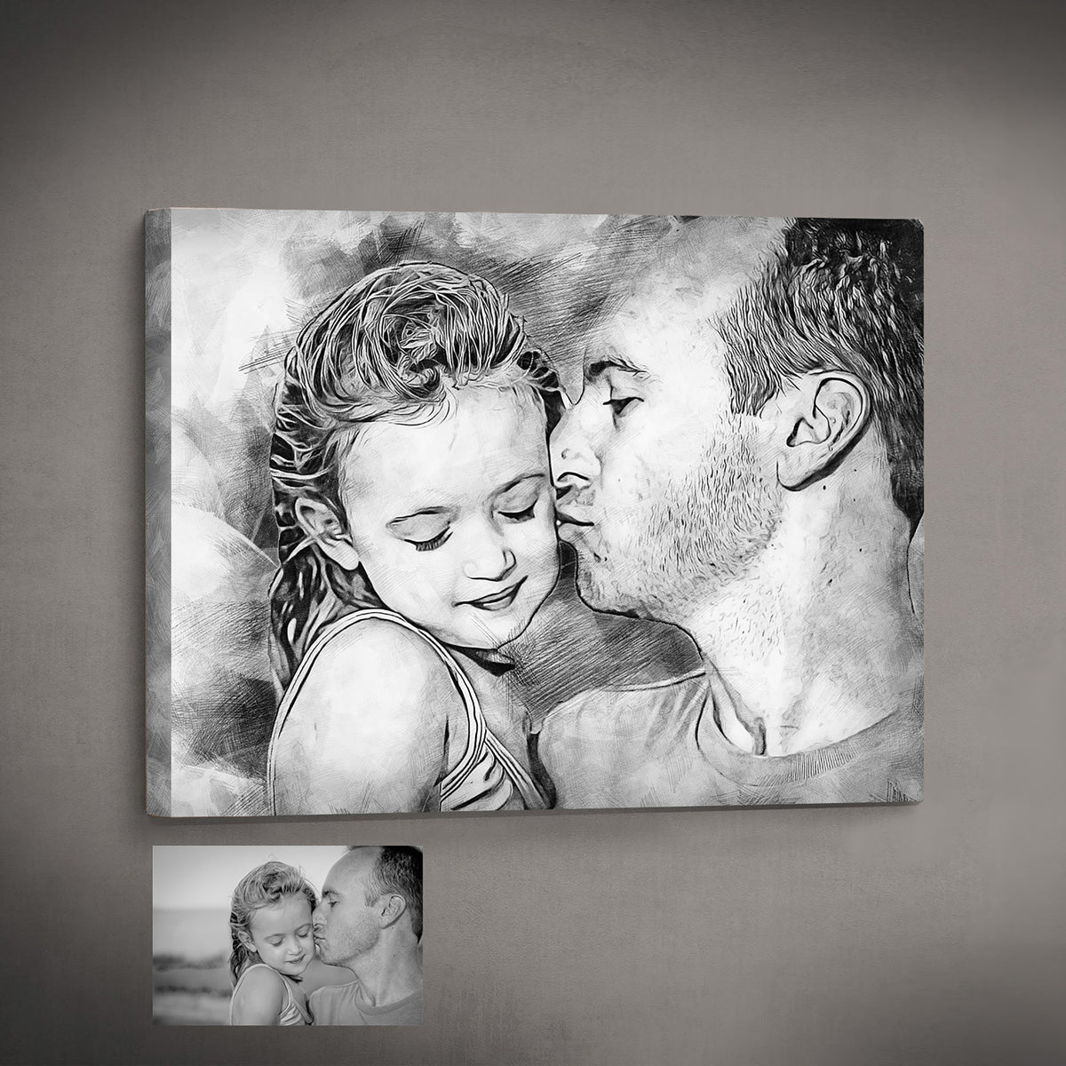 These make lovely original art pencil drawing gifts. He also takes