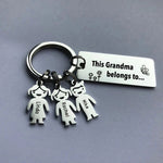 Load image into Gallery viewer, Personalized Family Name Keychain | Mother&#39;s day gift
