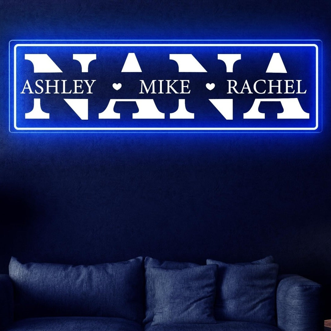 Custom Names Neon Sign - Mother's Day Gift - NeonXpert