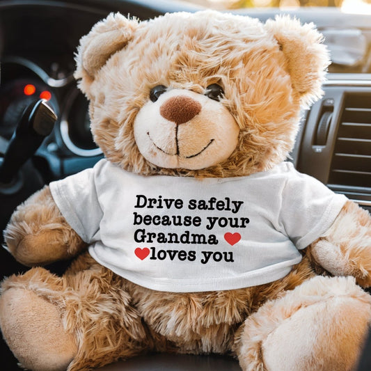 Drive Safely Custom Bear - Christmas Gift - Furrsy