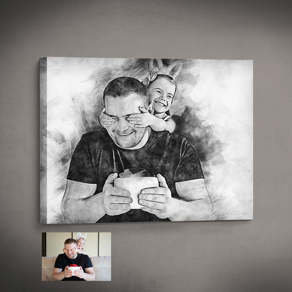 Order Handmade Pencil Sketch Portrait gifts with Frame (A4 Size) ,Wood |  Digitalsalesstore