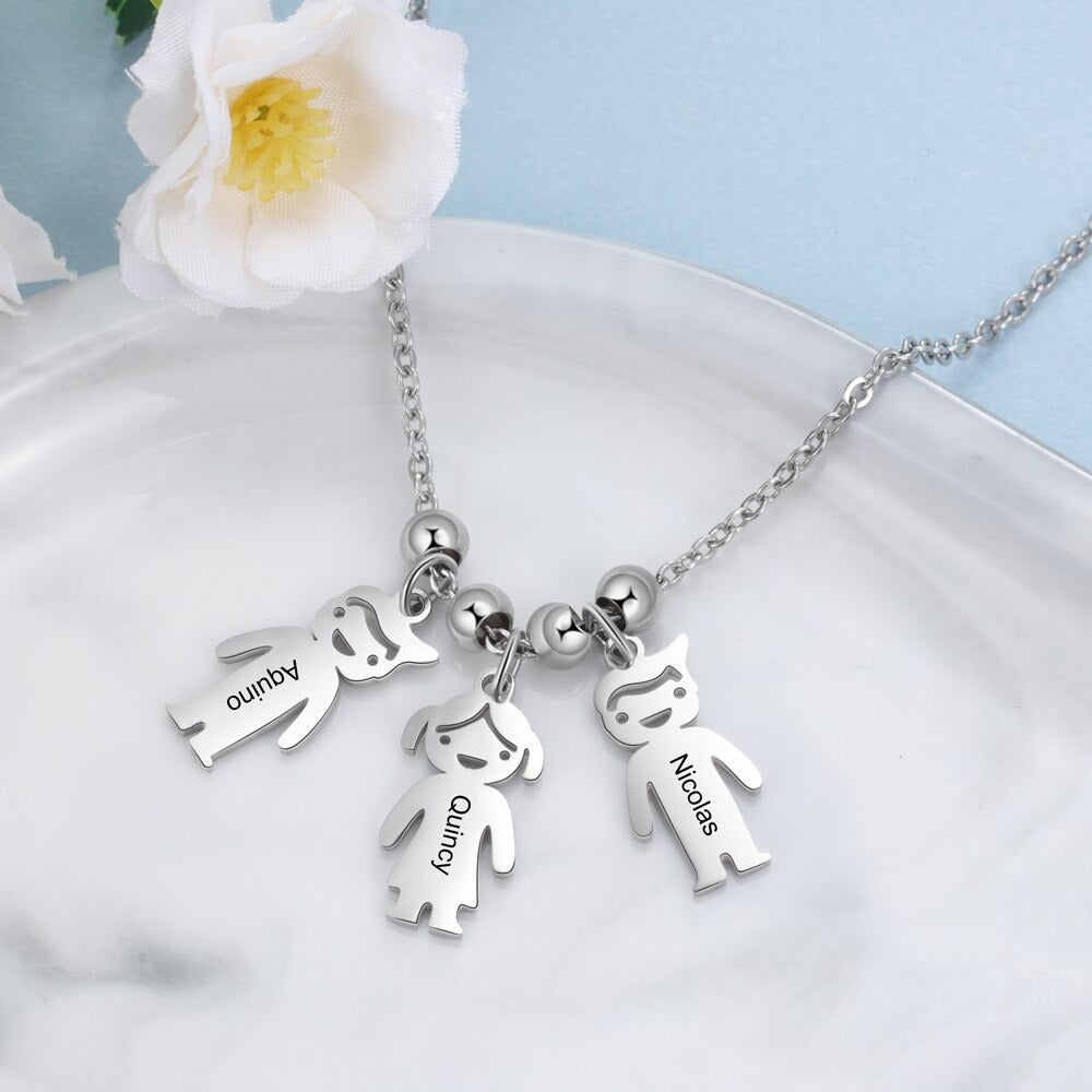 Personalized Kids Name Necklace | Mother's day gift