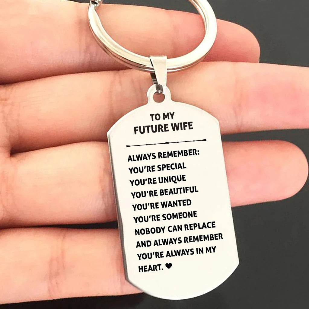 To My Future Wife keychain | Valentine's Gift