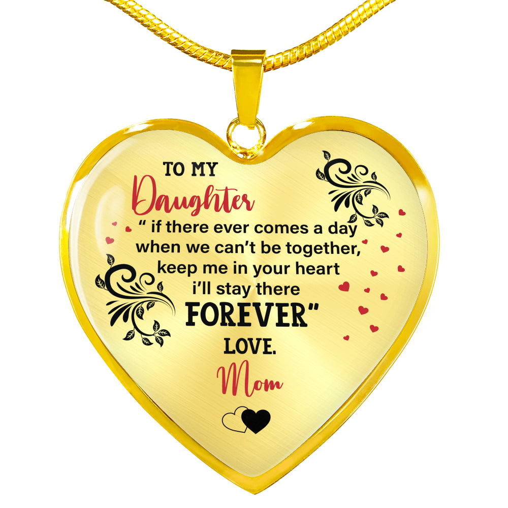 To My Daughter Necklace