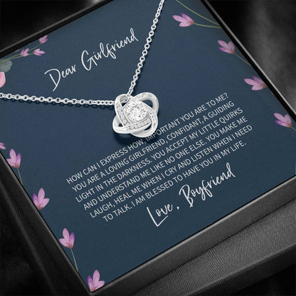 To My Girlfriend - Love Knot Necklace