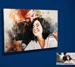 Load image into Gallery viewer, Personalized Water Color Canvas
