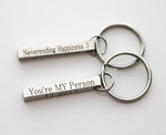 Load image into Gallery viewer, Handmade 4 Side Personalization Keychain

