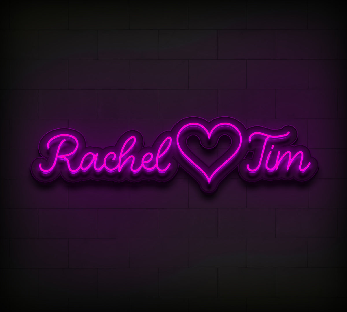 Personalized Couple Names Neon Sign