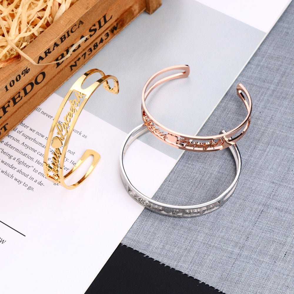 Custom Names Bangle | Anniversary gift